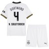 Maillot de Supporter Borussia Dortmund N. Schlotterbeck 4 Troisième 2024-25 Pour Enfant